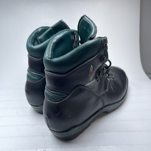 Alpina NNN BC Cross Country Ski Boots Black & green Size 38 EU - Picture 3 of 16